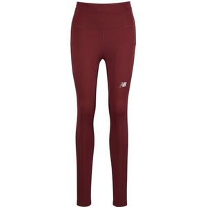 New Balance Womens Accelerate Pacer Tight Hardlooplegging (Dames |rood)