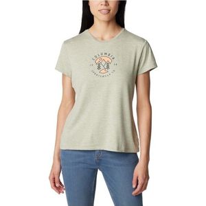Columbia Womens Sloan Ridge Graphic S/S Tee Sportshirt (Dames |beige)
