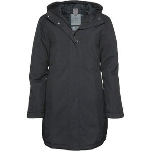 Elkline Womens Maike Lange jas (Dames |grijs/zwart |waterdicht)