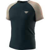 Dynafit Ultra 3 S-Tech S/S Tee Hardloopshirt (Heren |zwart/blauw)