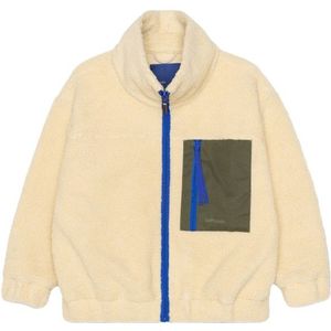 Damesfleece Selfhood - Teddyjas - Gerecycled Polyester - Met Hoge Kraag - Praktische Zakken