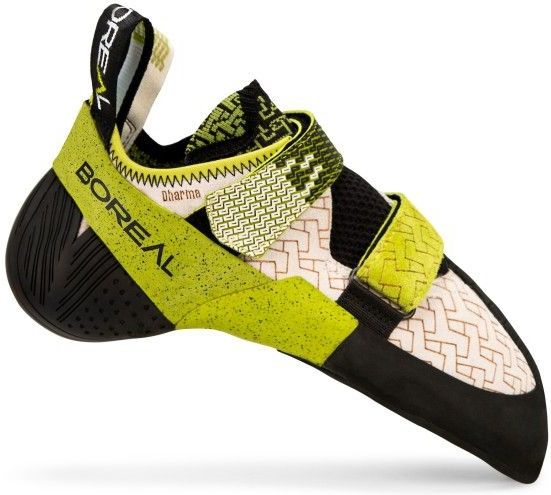 Boreal - Dharma - Klimschoenen - Olijfgroen/Geel - Asymmetrische Leest