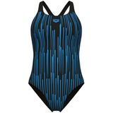 Arena - Swim Pro Back - Badpak - Zwart Turkoois - 80% Polyamide, 20% Elasthan