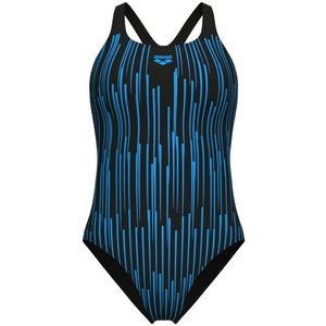 Arena - Swim Pro Back - Badpak - Zwart Turkoois - 80% Polyamide, 20% Elasthan