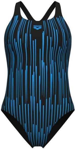 Arena - Swim Pro Back - Badpak - Zwart Turkoois - 80% Polyamide, 20% Elasthan
