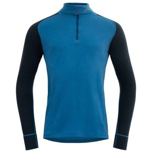 Devold Duo Active Zip Neck Merino-ondergoed (Heren |blauw)