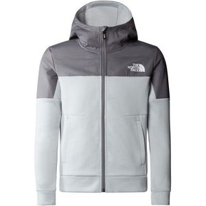 The North Face Boys Mountain Athletics Full Zip Hoodie Fleecevest (Kinderen |grijs)