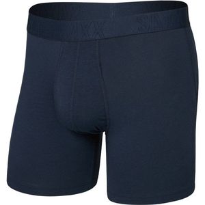 Saxx Droptemp Cooling Cotton Boxer Brief Fly Ondergoed (Heren |blauw)