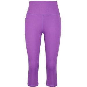 Venice Beach Womens Amelia Drytivity Brushed Tights 3/4 Legging (Dames |purper)