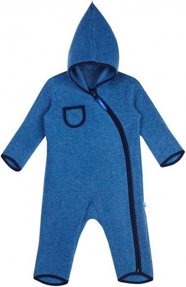 Finkid - Puku Wool - Overall - Blauw - Kinderen