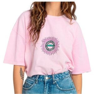 Billabong Womens Stocked All Day S/S T-shirt (Dames |roze)