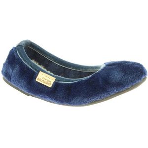 Living Kitzbühel Kids Ballerina Samt Unifaben Pantoffels (Kinderen |blauw)