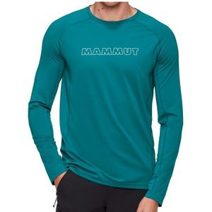 Mammut Selun FL Longsleeve Logo Sportshirt (Heren |turkoois)