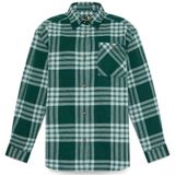 Timberland - TB0A6HXQG821 - Flanellen Overhemd - Groen - Katoen - Lange Mouwen