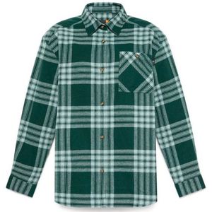 Timberland - TB0A6HXQG821 - Flanellen Overhemd - Groen - Katoen - Lange Mouwen