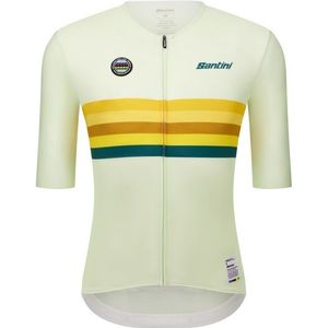 Santini UCI World Champion Jersey Fietsshirt (beige)