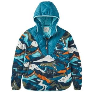 Passenger Womens Juana Recycled Polar Hooded Fleece Fleecetrui (Dames |blauw)