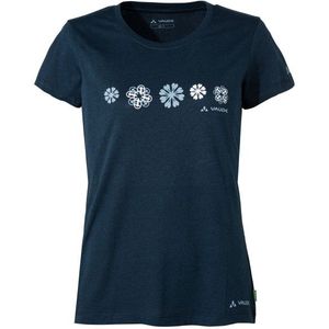 Vaude Womens Cyclist V T-shirt (Dames |blauw)