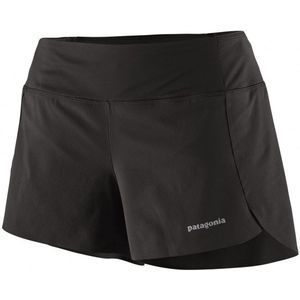 Patagonia Womens Strider Pro Shorts 3,5 Hardloopshort (Dames |zwart)