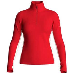 We Norwegians Womens Voss 1/4-Zip Merinotrui (Dames |rood)