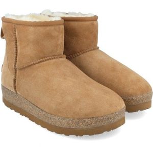Haflinger Aino Pantoffels (beige/bruin)