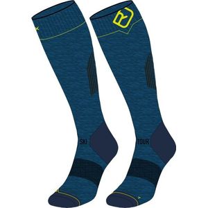 Ortovox - Ski Tour Lt Comp Long Socks - Compressiekousen - Zwart - Maat 45/47