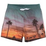 Color Kids - Kids Swim Shorts Photo AOP - Meerkleurig - Boardshort