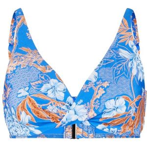 Seafolly Womens Eden Wrap Front F Cup Bikinitop (Dames |blauw)