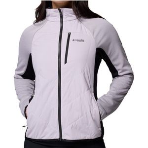Columbia Womens Arctic Crest Hybrid Full Zip Fleecevest (Dames |purper)