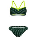 arena - New Monogram - Tweedelig Zwempak - Groen - Dames
