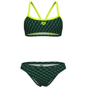 arena - New Monogram - Tweedelig Zwempak - Groen - Dames