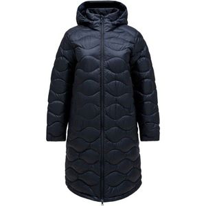 Peak Performance Womens Helium Down Coat Lange jas (Dames |blauw/zwart)