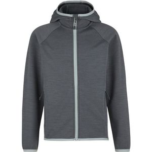 Heber Peak Kids MerinoBlend SaplingHe II Hoody Trui met capuchon (Kinderen |grijs/blauw)