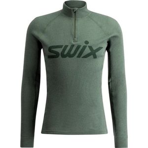 Swix RaceX Merino Half Zip Merino-ondergoed (Heren |olijfgroen)