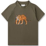 Sanetta - UV-shirt - Groen - Korte Mouwen - Badmode voor Kinderen