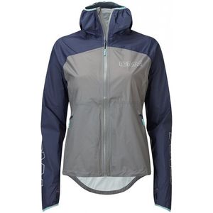 OMM Womens Halo+ Jacket With Pockets Hardloopjack (Dames |grijs |waterdicht)