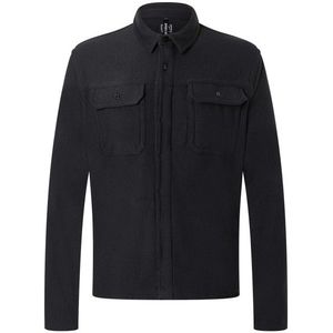 super.natural - Alpine Active Overshirt - Overhemd - Zwart