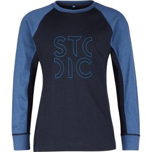 Stoic Kids Merino180 BengtSt L/S Merino-ondergoed (Kinderen |blauw)