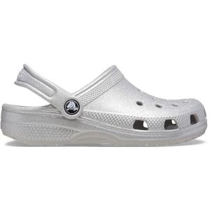 Crocs Kids Classic Glitter Clog Sandalen (Kinderen |grijs)