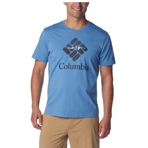 Columbia Rapid Ridge Graphic Tee T-shirt (Heren |blauw)