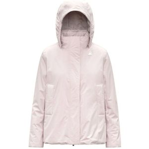 K-Way Womens Marlette Soft Touch Marmotta Winterjack (Dames |roze/wit)