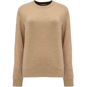 We Norwegians Womens Tind Crewneck Wollen trui (Dames |beige)