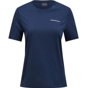 Peak Performance Womens Explore Logo Tee Sportshirt (Dames |blauw)