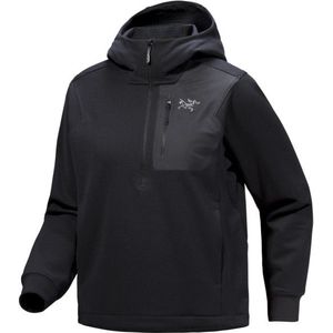 Arcteryx Womens Aestas Pullover Hoody Fleecevest (Dames |zwart)
