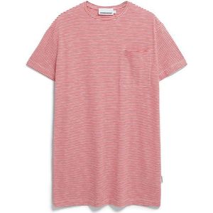 ARMEDANGELS Womens Chaara Lovely Stripes Jurk (Dames |roze)