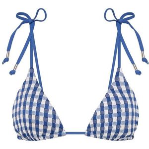 Seafolly Womens Bella Slide Tri Bikinitop (Dames |blauw)