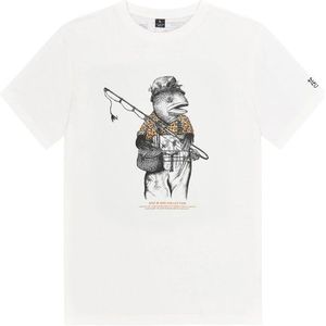 Picture D&S Fisherfish Tee T-shirt (Heren |wit)