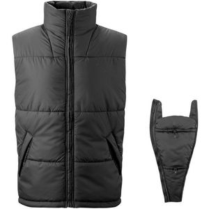 Mamalila Trageweste Stockholm Synthetische bodywarmer (zwart/grijs)