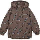 Minymo Winterjas - AOP - Geroosterde Cashewnoten - Minymo - 5 jaar (110) - Winterjassen
