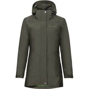 Vaude Womens Idris 3in1 Parka III 3-in-1-jas (Dames |bruin |waterdicht)